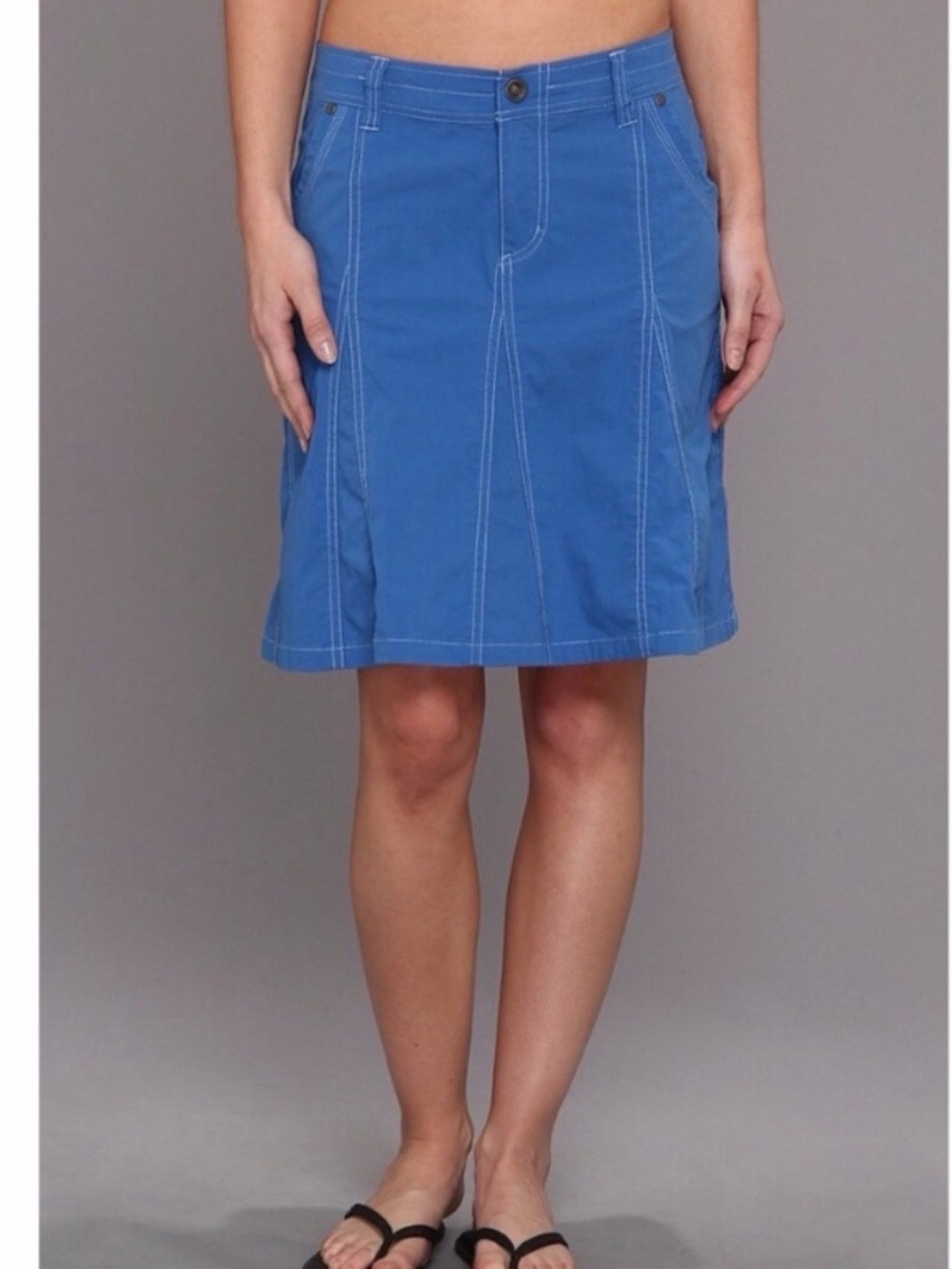 Kuhl Splash Knee Length Skirt Blue Size 4
